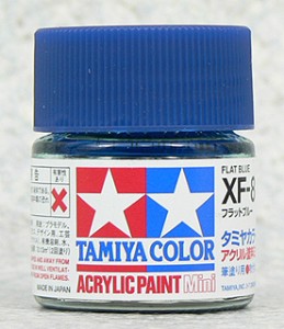 TAMIYA 壓克力系水性漆 10ml 消光藍色 XF-